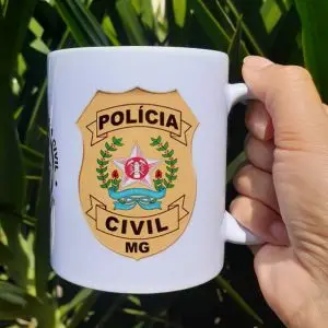 Caneca Personalizada Polícia Civil - Voar Personalizados