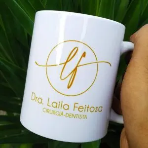 Caneca Personalizada Dra. Laila Feitosa - Voar Personalizados