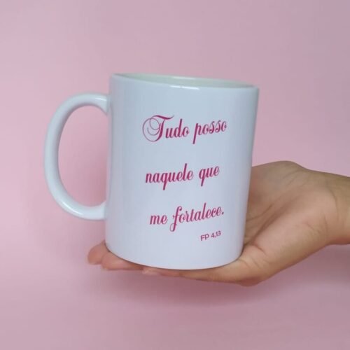 Caneca Tudo posso naquele que me fortalece - Image 2