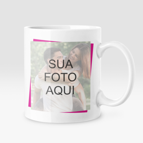 caneca com foto amor