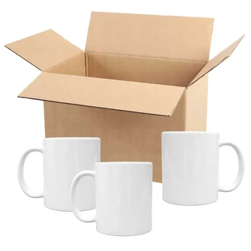 Caneca de porcelana para sublimação importada 36un