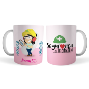 Caneca técnico técnica de segurança do trabalho