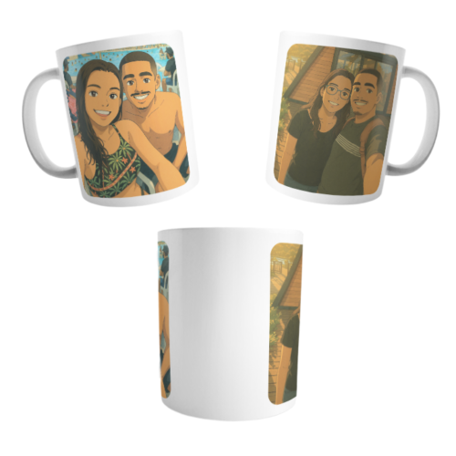 Caneca com foto gerada por Inteligência artificial IA 2 - Image 3
