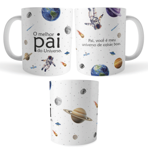 Caneca Melhor Pai do Universo – Presente Criativo para Pais - Imagem 3