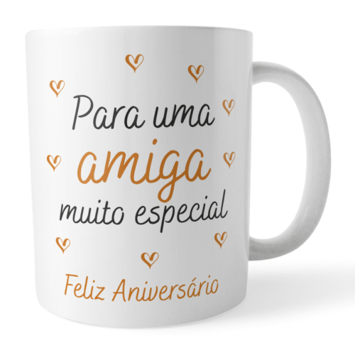 Caneca Aniversário Amiga Muito Especial – Presente Feminino - Imagem 2