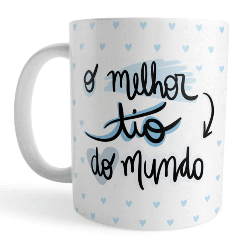 Caneca O Melhor Tio do Mundo – Presente Carinhoso para Tio