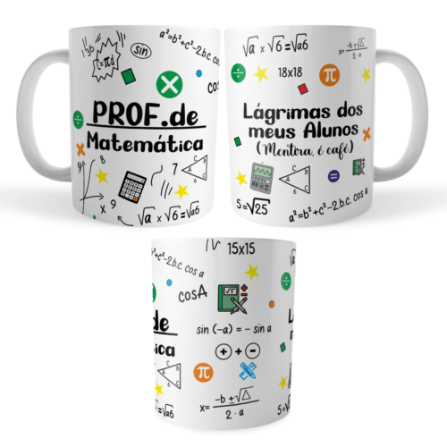 Caneca Xicara Professores de Matemática Lágrimas dos Alunos - Imagem 5