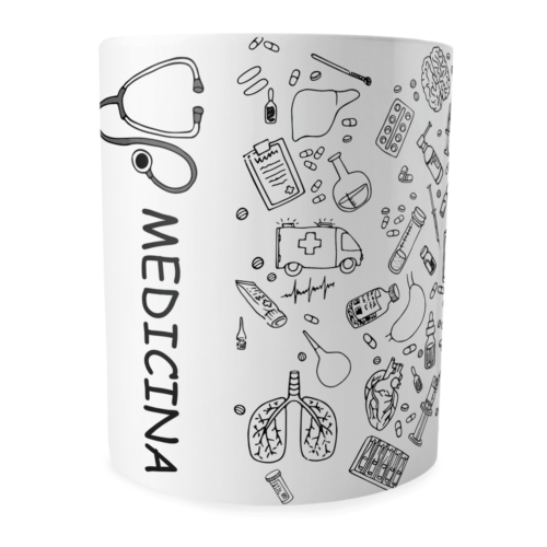 Caneca Xicara Medicina Médico Melhor Sonho Realidade - Imagem 4