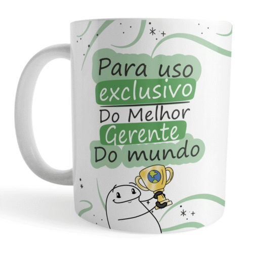Caneca Xicara Gerente profissões 325ml para gerente