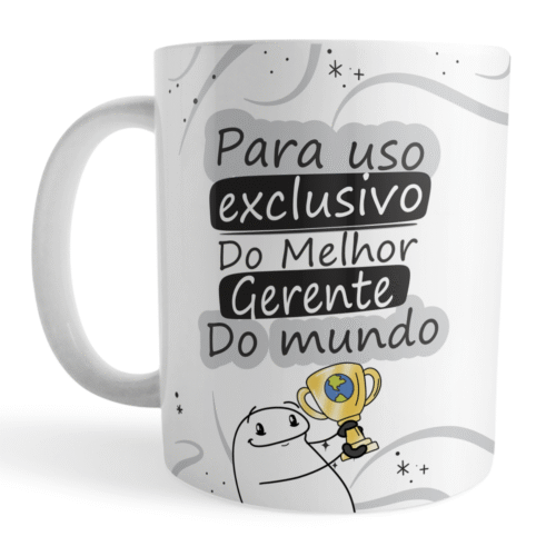 Caneca Xicara Gerente profissões 325ml para gerente - Imagem 2