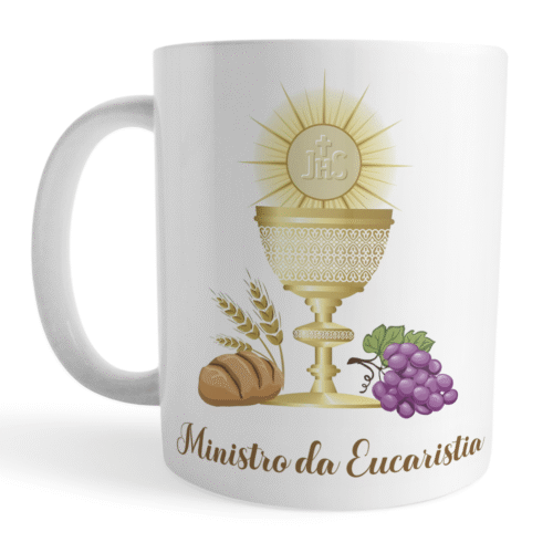 Caneca Xicara Ministro da Eucaristia Catequista - Imagem 5