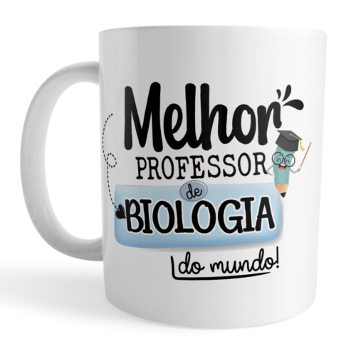Caneca Xicara Professor de Biologia Dia dos Professores