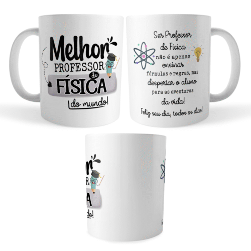 Caneca Xícara Professor de Física Dia dos Professores - Imagem 4