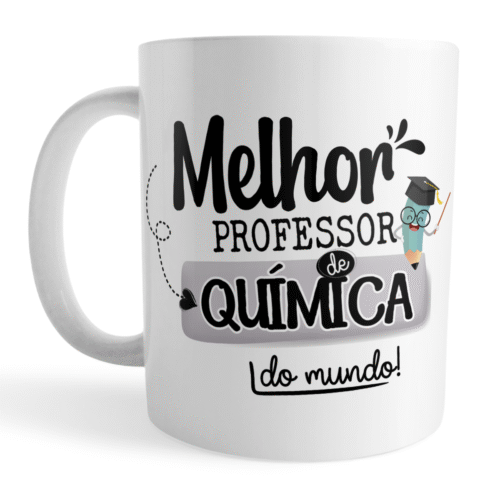 Caneca Xícara Professor de Química Dia dos Professores