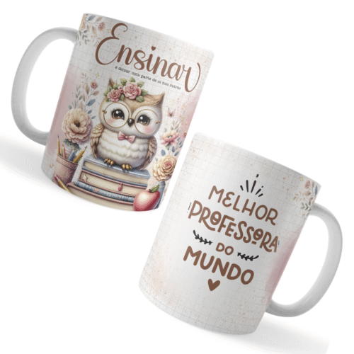Caneca professores 325 ml Porcelana