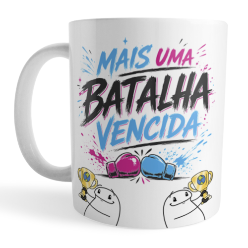 Caneca para Live de Batalha - Mais Uma Batalha Vencida